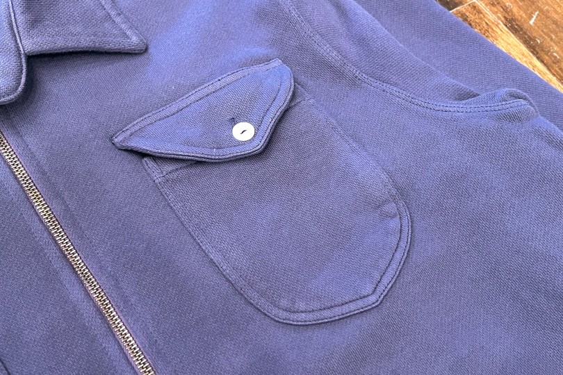 Wythe Half-Zip Sweatshirt Faded Navy