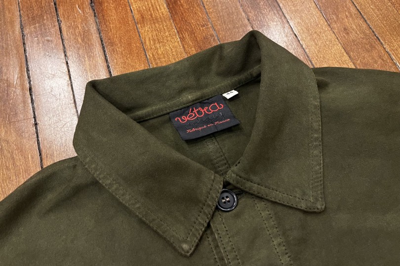 Vetra Chore Coat Ash Moleskin