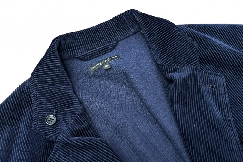Engineered Garments Loiter Jacket Navy 8W Corduroy - Made in