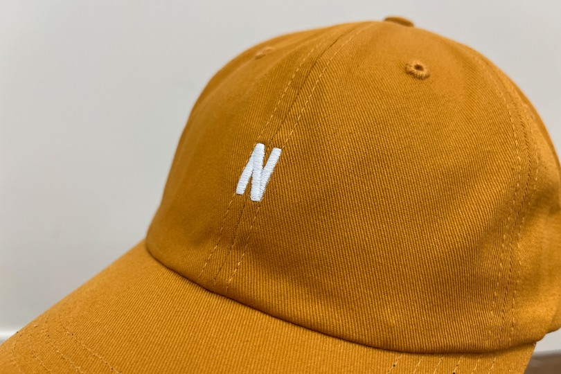 Norse Projects Twill Sports Cap Rufous Orange