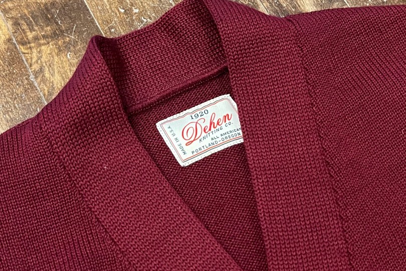Dehen 1920 Classic Cardigan Burgundy