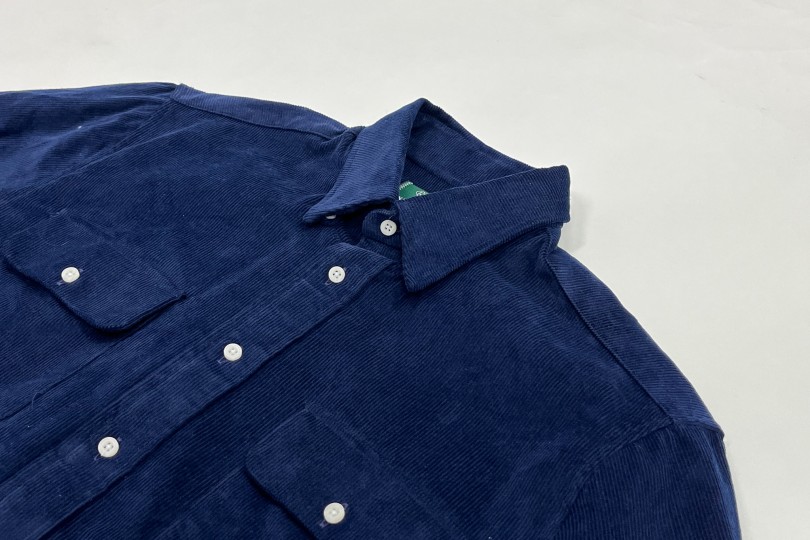 Gitman Bros. Vintage Independence Work Shirt Navy Corduroy