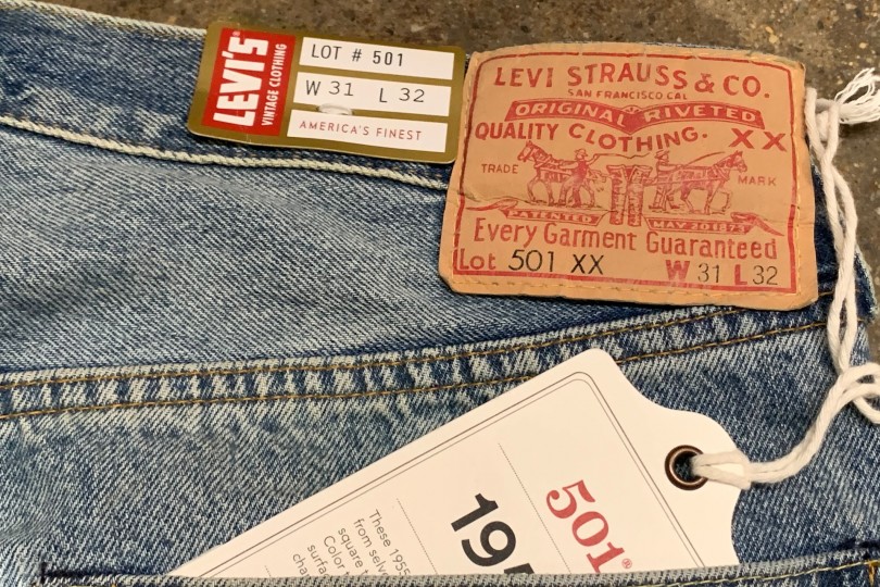 Levi's 1955 501 Mercury Medium Wash Medium Wash 