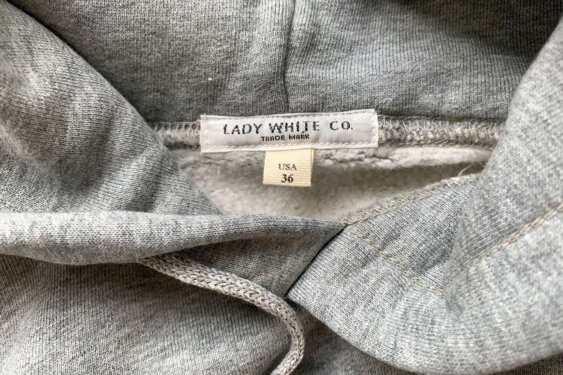 Lady White Co. Hoodie Heather Grey Hooded Sweatshirt