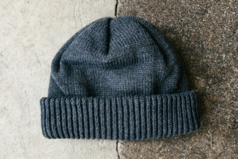 Nanamica Gore-Tex Windstopper Beanie Heather Gray - Made in Japan