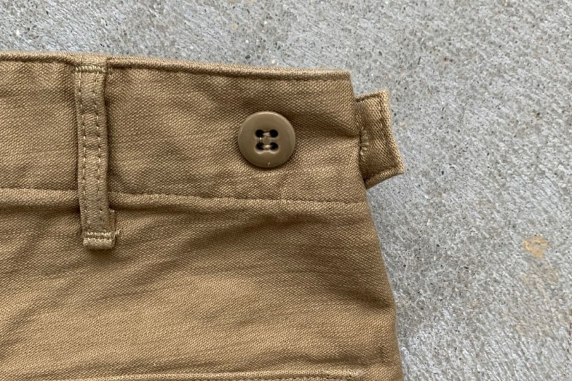 Orslow Slim Fit US Army Fatigue Pants Khaki - Made in Japan