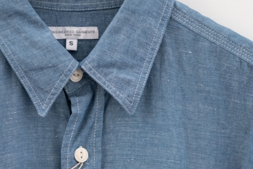 Engineered Garments Work Shirt Light Blue Chambray