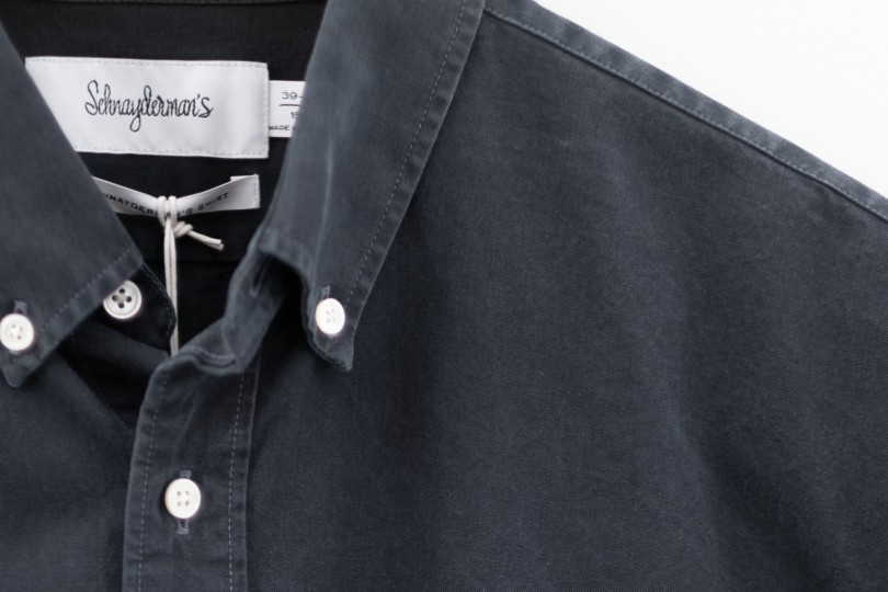 Schnayderman's Summer Denim Shirt Charcoal