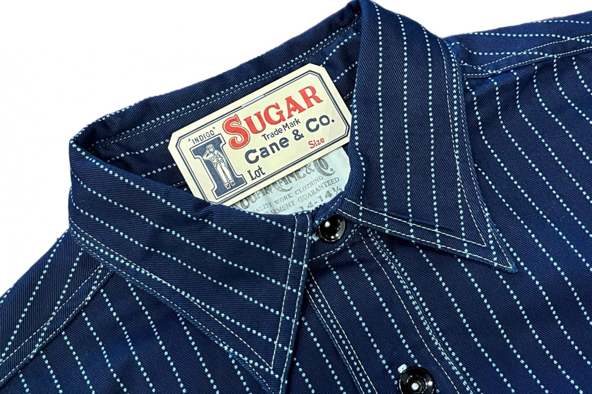 Sugar Cane Fiction Romance Work Shirt Wabash Stripe