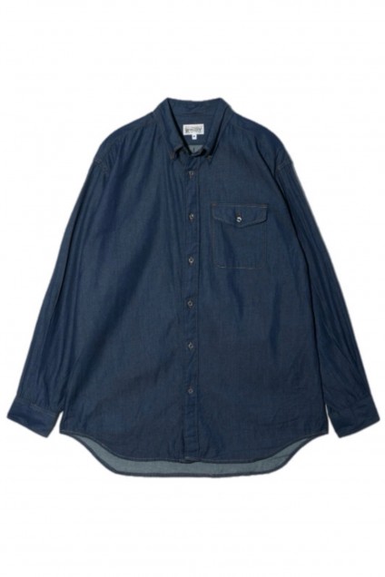 Engineered Garments Workaday BD Shirt Indigo 4.5 oz Denim Shirt