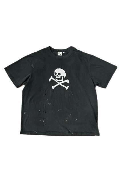 Orslow Vintage Fit Skull Fade T-Shirt Black 61