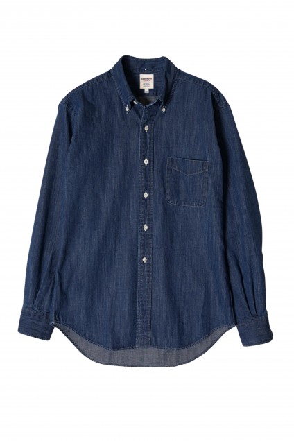 Kamakura Vintage Ivy Button Down Dark Denim