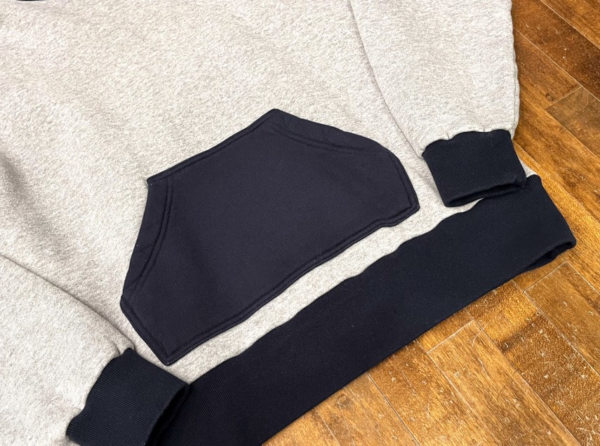 Velva Sheen 50's Pullover Hoodie Heather Gray/Navy