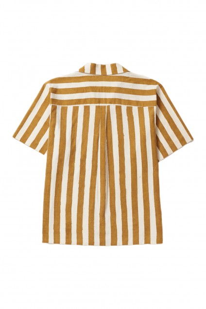 11.11 Camp Shirt Mustard Stripe