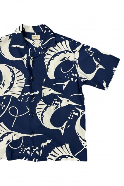 John Gluckow Sailfish Shirt Navy