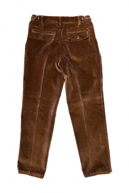 Drake's Games Trousers Russet Corduroy