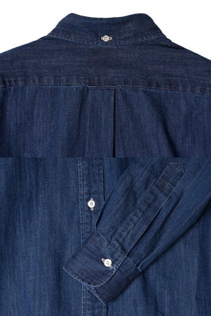 Kamakura Vintage Ivy Button Down Dark Denim