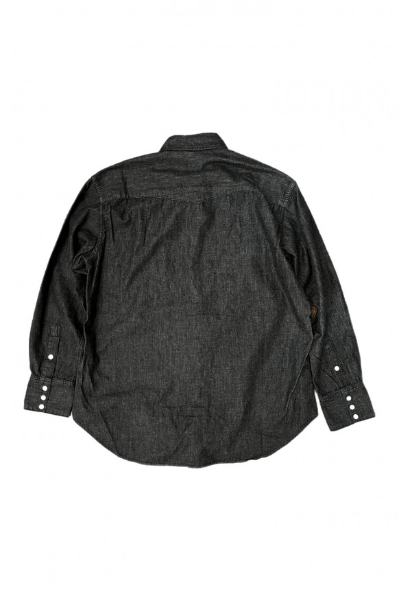 Orslow Denim Western Shirt Black Denim D61