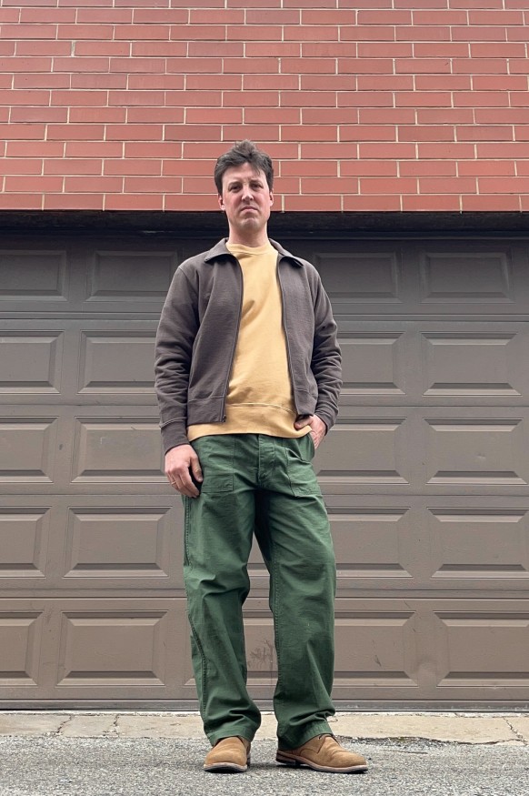 Orslow US Army Fatigue Pants Green 16
