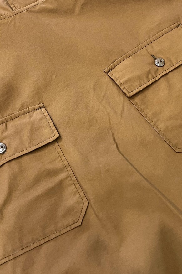 Engineered Garments Cagoule Shirt Brown Lt. Weight Nyco Cloth