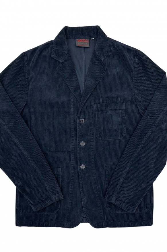 Vetra Workwear Blazer Navy Corduroy