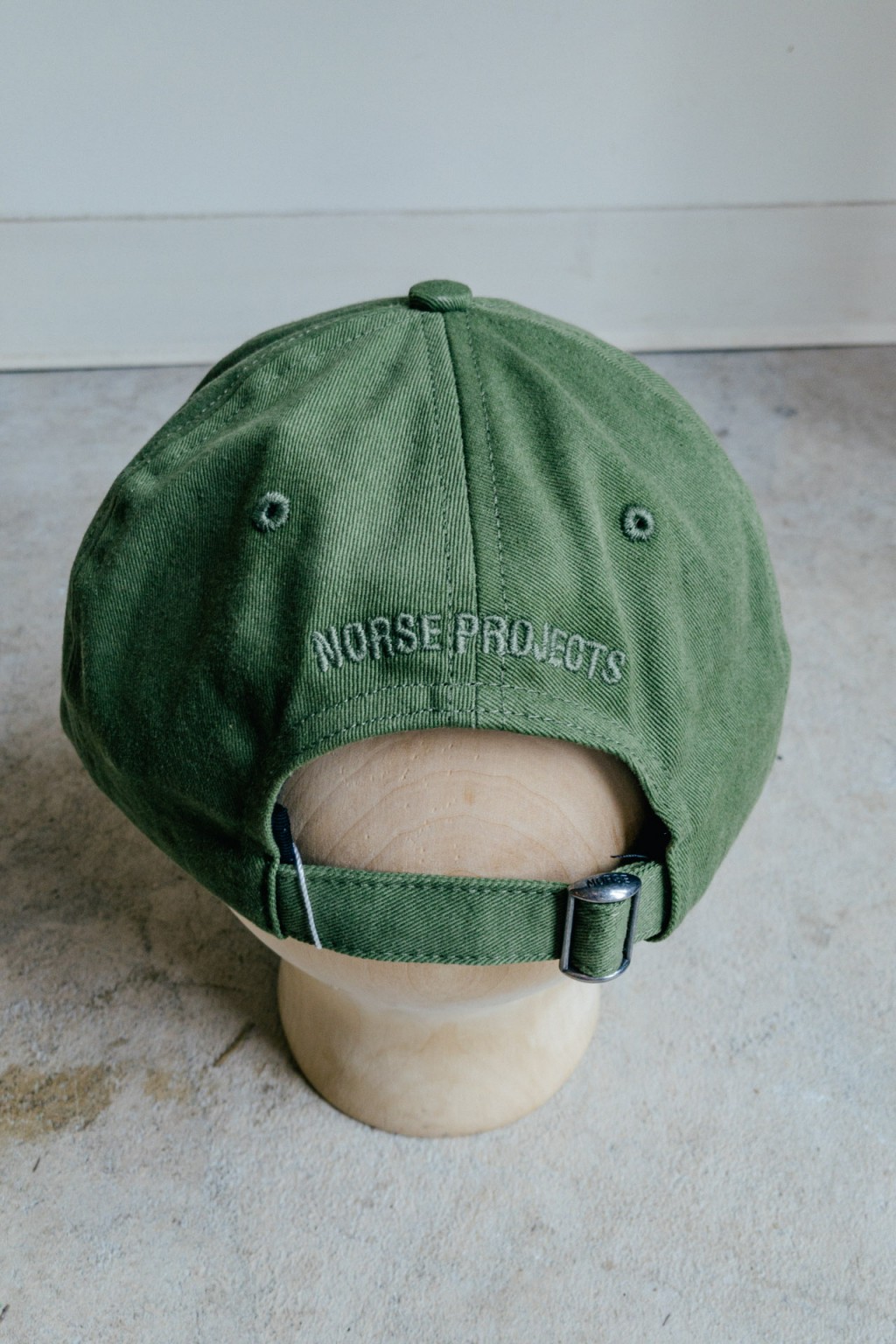 Norse Projects Twill Sports Cap Linden Green - Made in USA