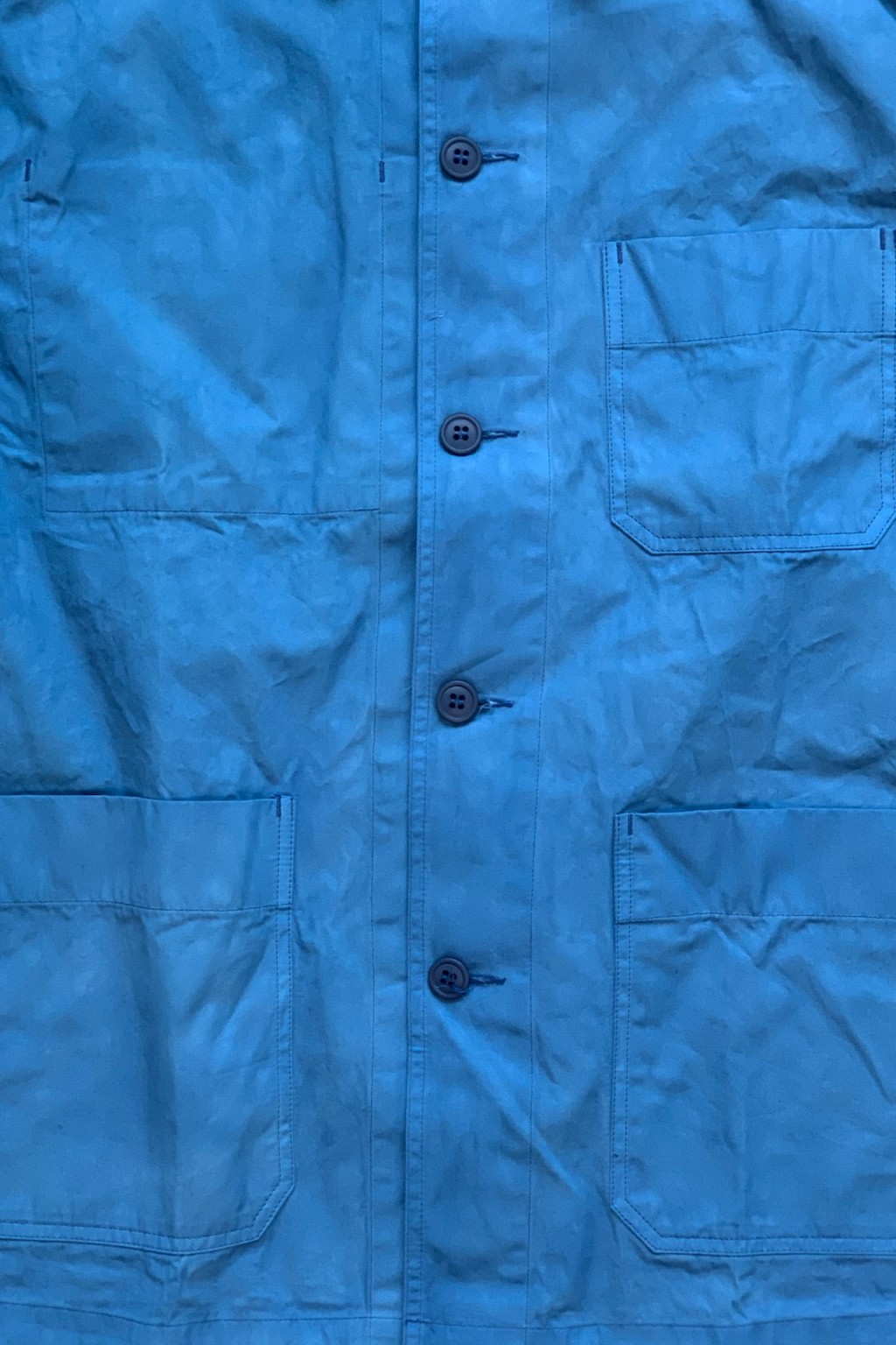 Arpenteur ADN Jacket  WOAD Blue Cotton Gabardine 