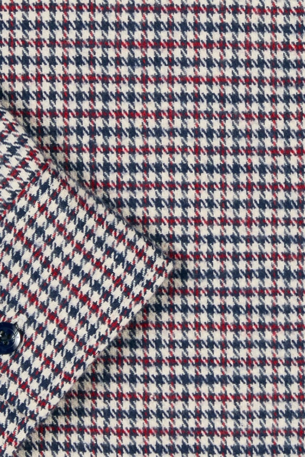 Randy's Garments 3-Pocket Work Shirt Blue/Red Heavy Houndstooth