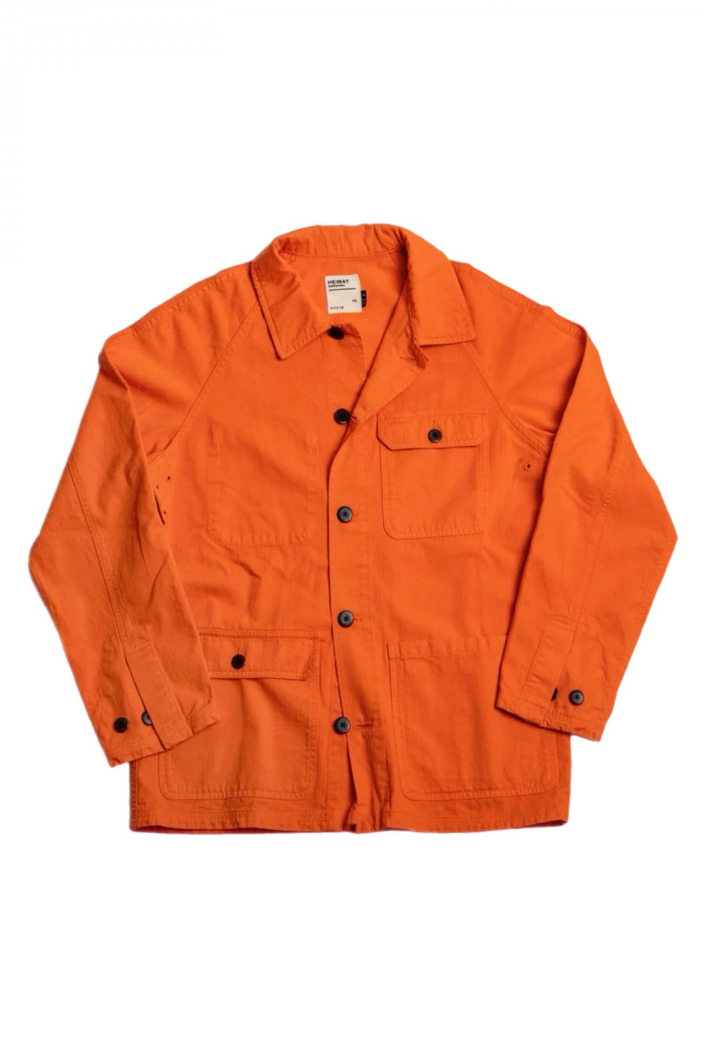 Heimat Waxed Journey Coat Rescue Orange