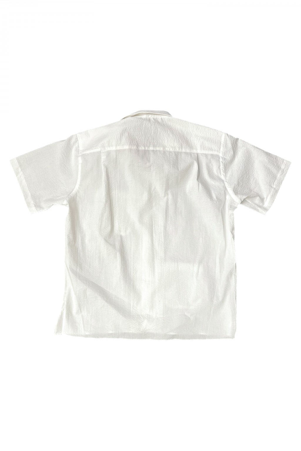 Gitman Bros. Vintage Independence Camp Shirt White Seersucker