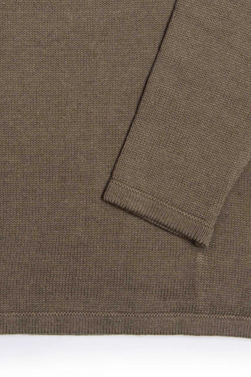 Heimat Cotton-Linen Harbour Sweater Military Green