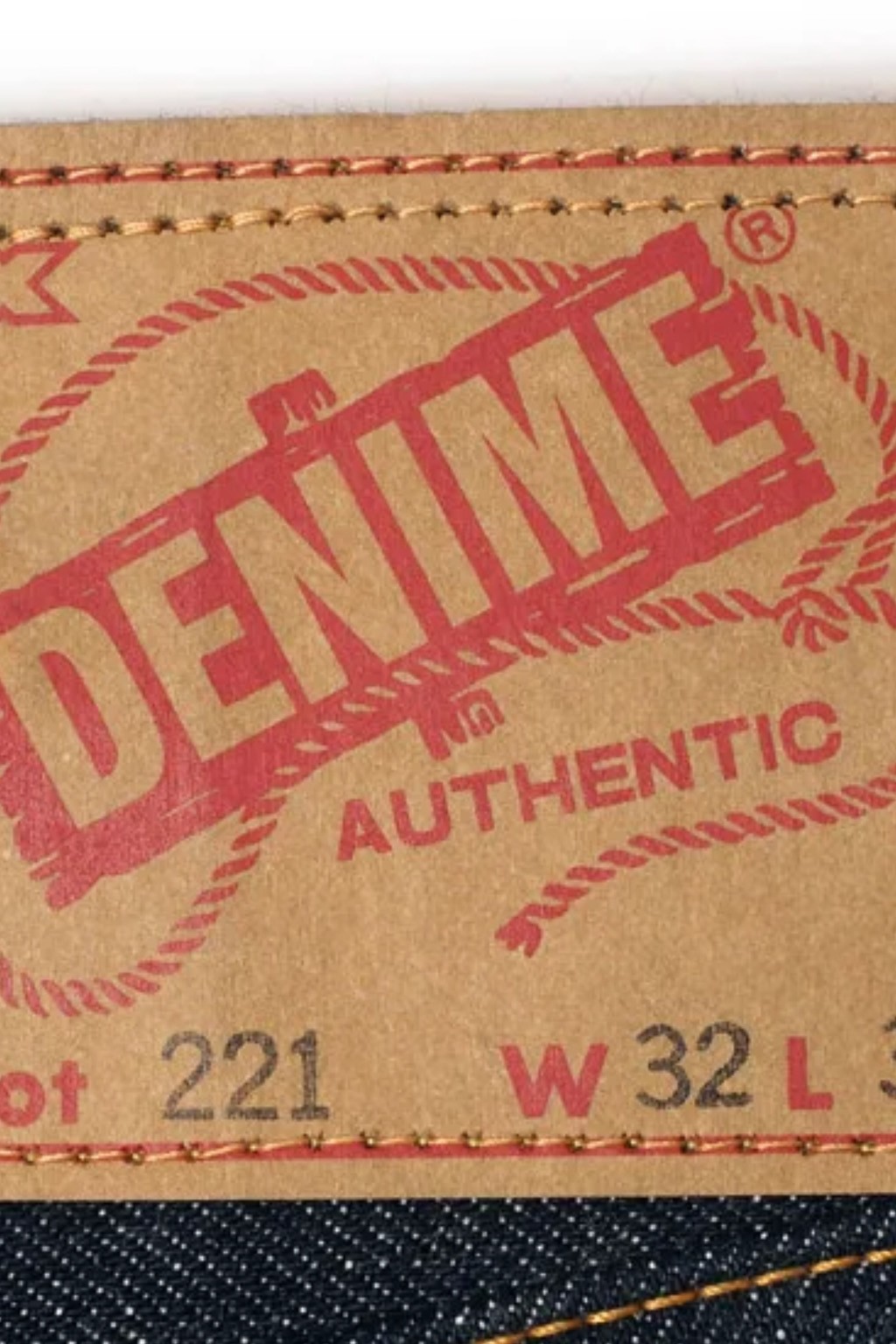 Denime Lot 221 (Big E Model) Indigo - One Wash