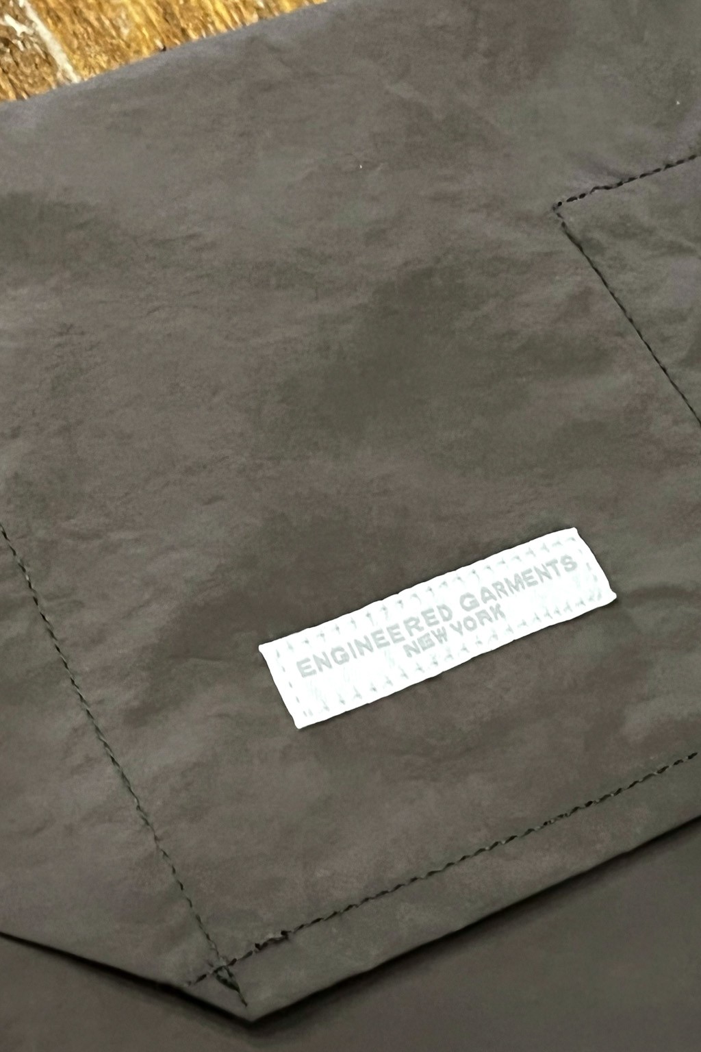 Engineered Garments Shoulder Pouch Olive Polyester Taslan