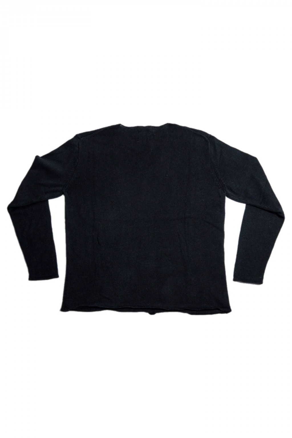 Heimat Cotton-Linen Harbour Sweater Schwarz
