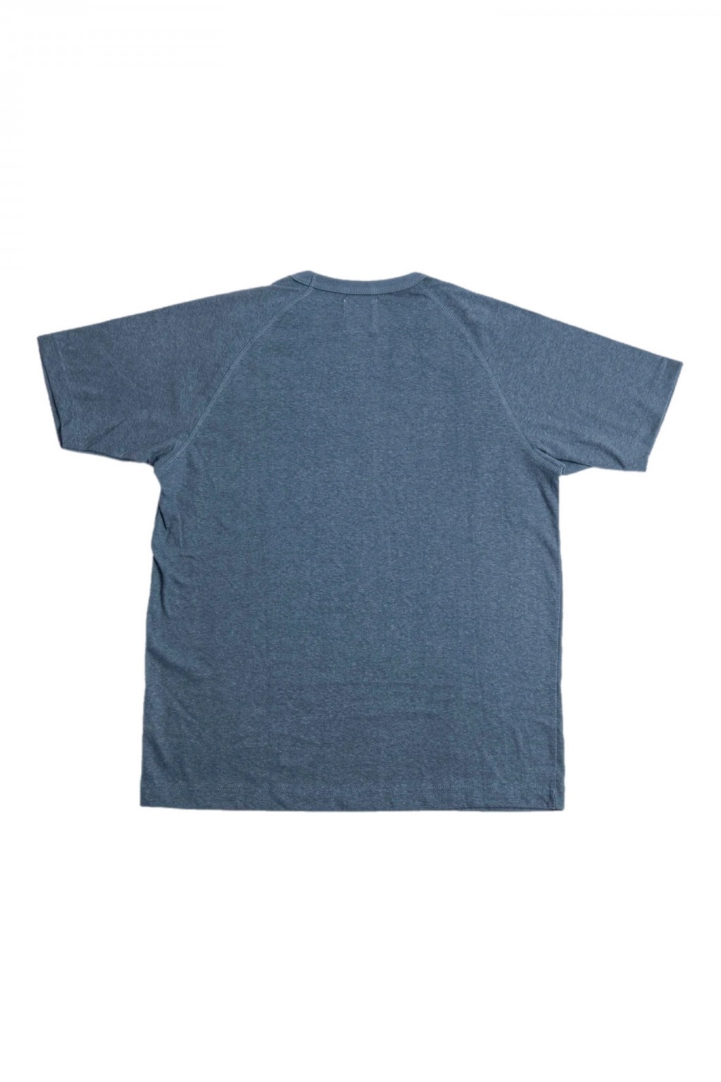 Heimat Cotton-Hemp Raglan T-Shirt Trail Blue