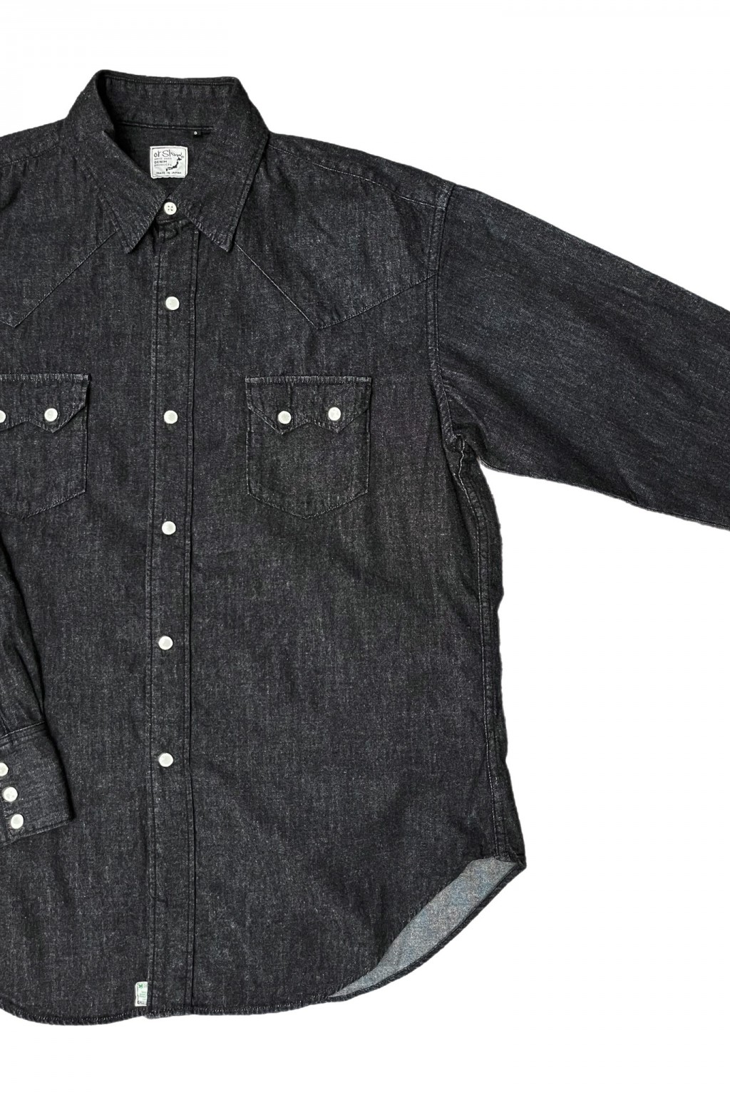 Orslow Denim Western Shirt Black Denim D61