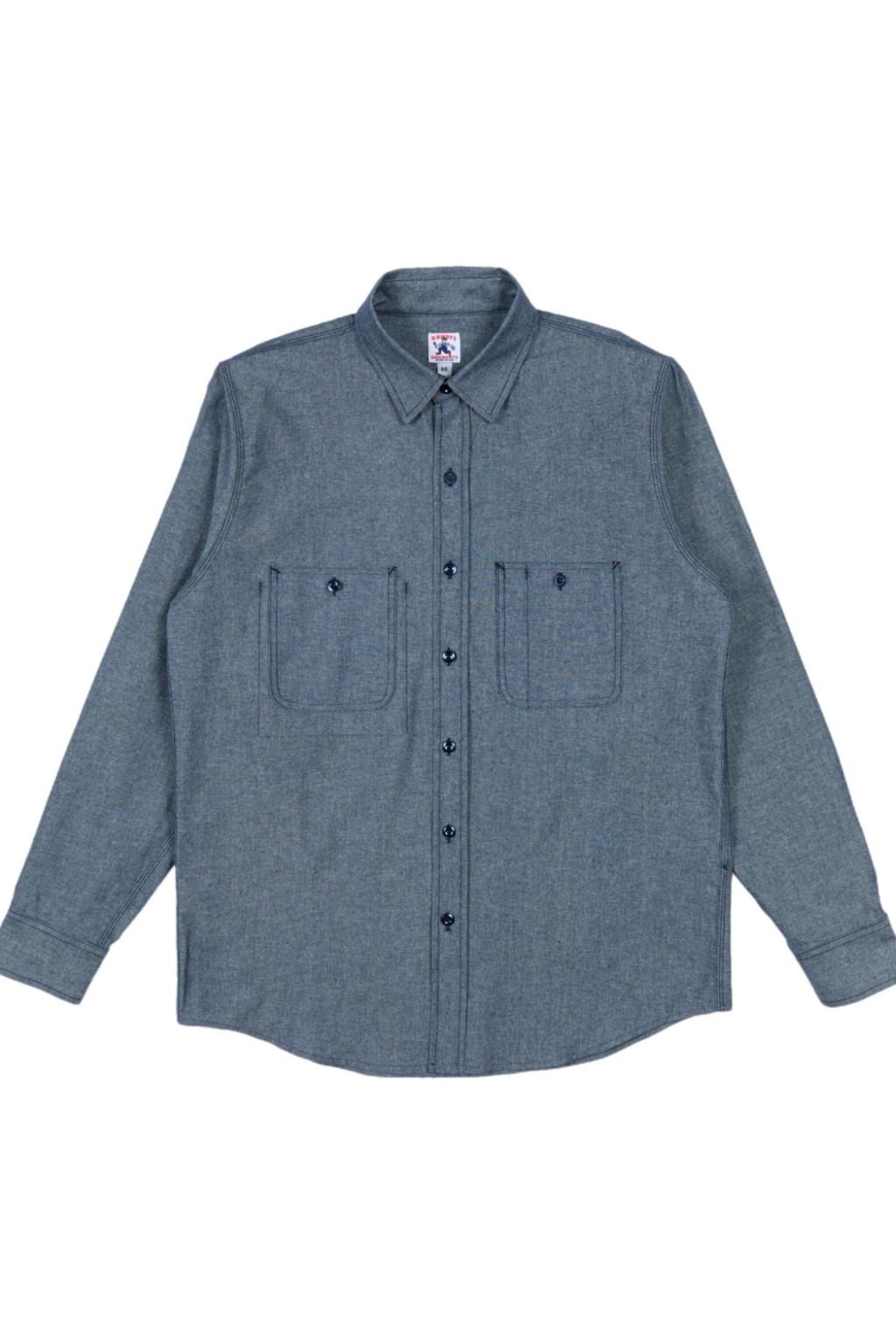 Randy's Garments 3-Pocket Work Shirt Washed Indigo Chambray