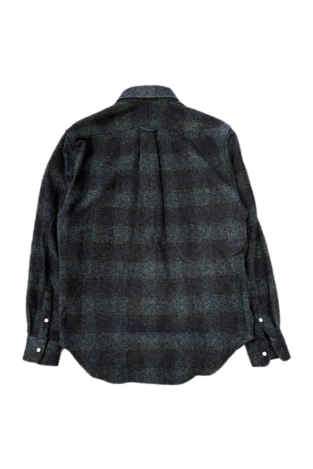 Gitman Bros. Vintage Independence Work Shirt Navy Cotton Tweed Check