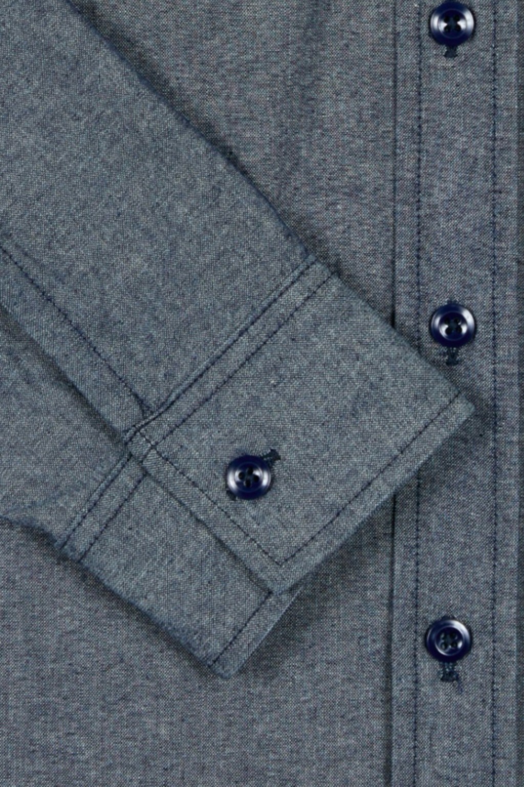 Randy's Garments 3-Pocket Work Shirt Washed Indigo Chambray