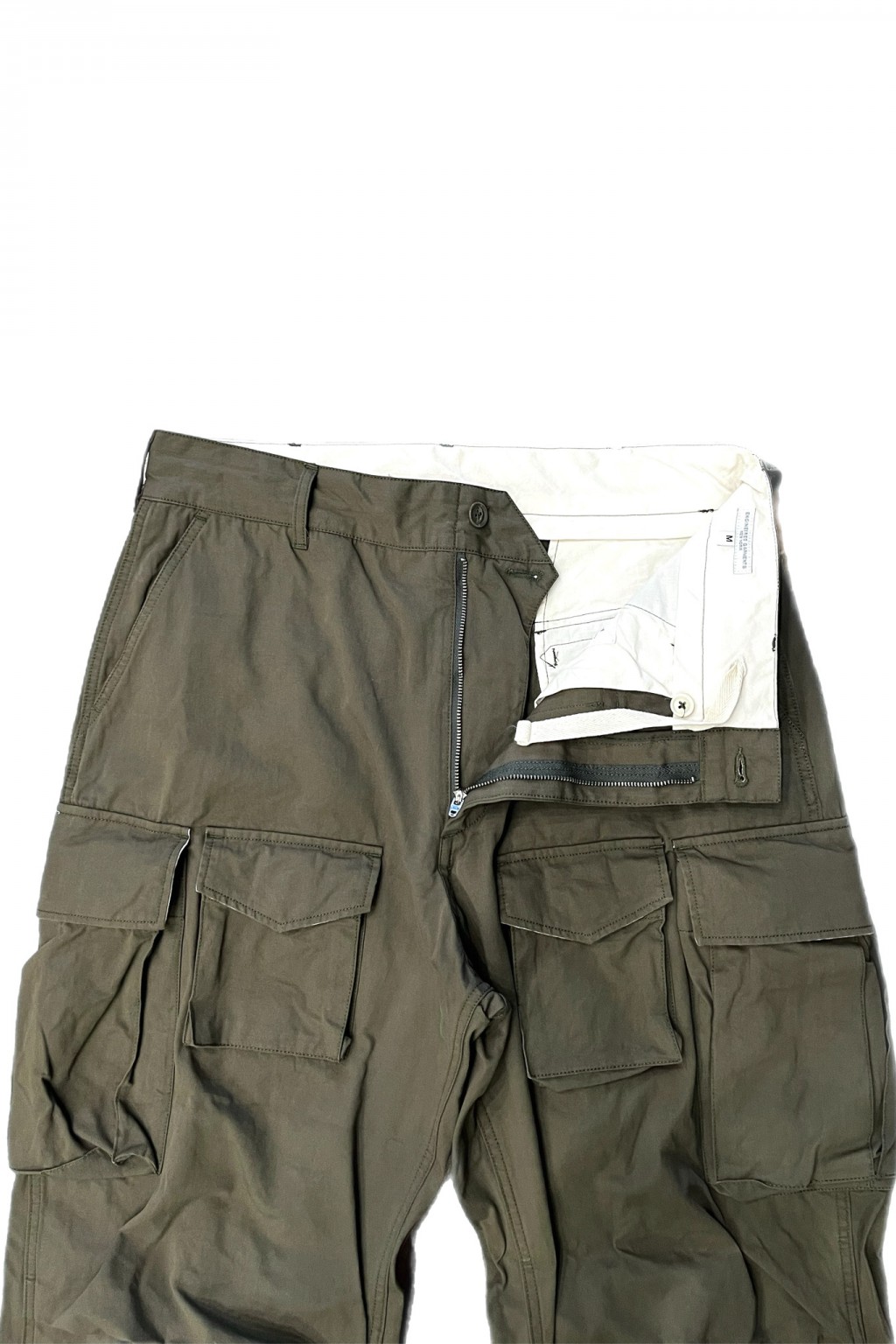 Engineered Garments FA Pant Olive Cotton Sanded Cloth
