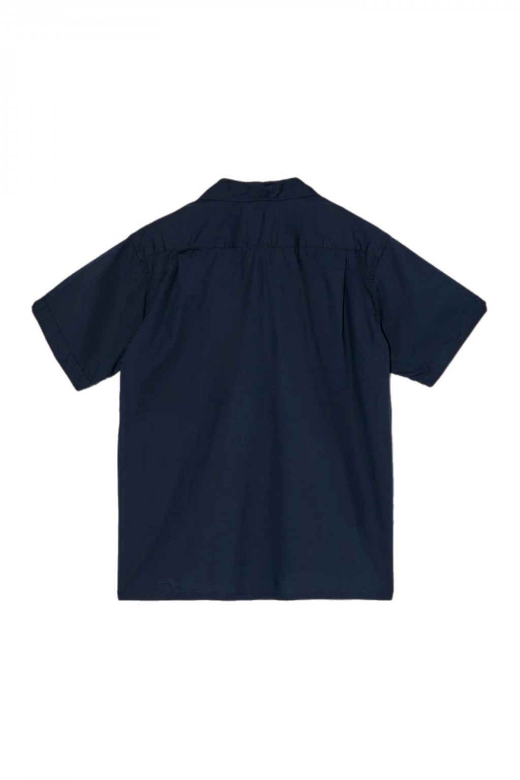 Engineered Garments Camp Shirt Dk Navy Cotton Broadcloth
