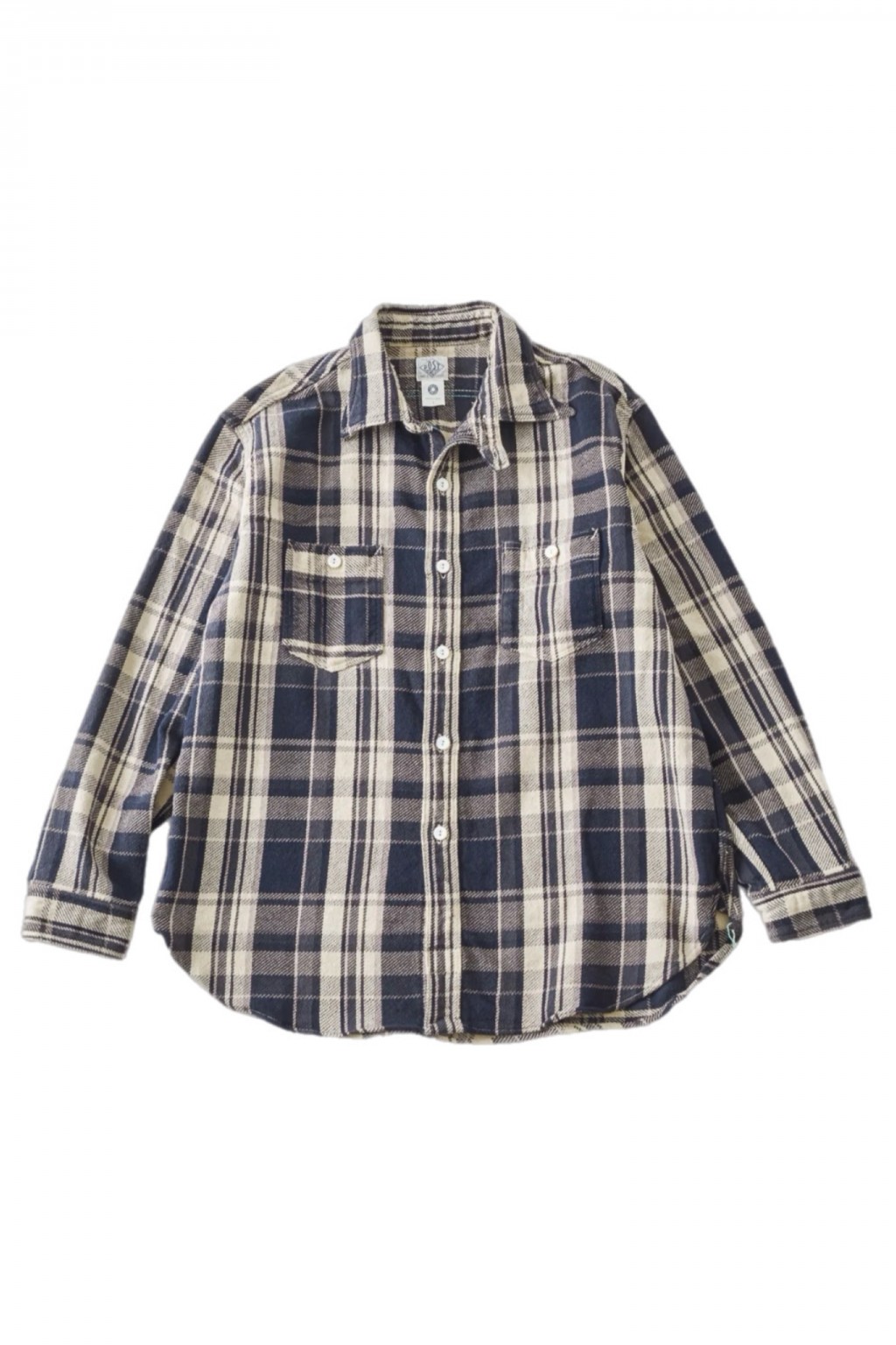 Post Overalls St. Louis Shirt Grey Flannel Plaid