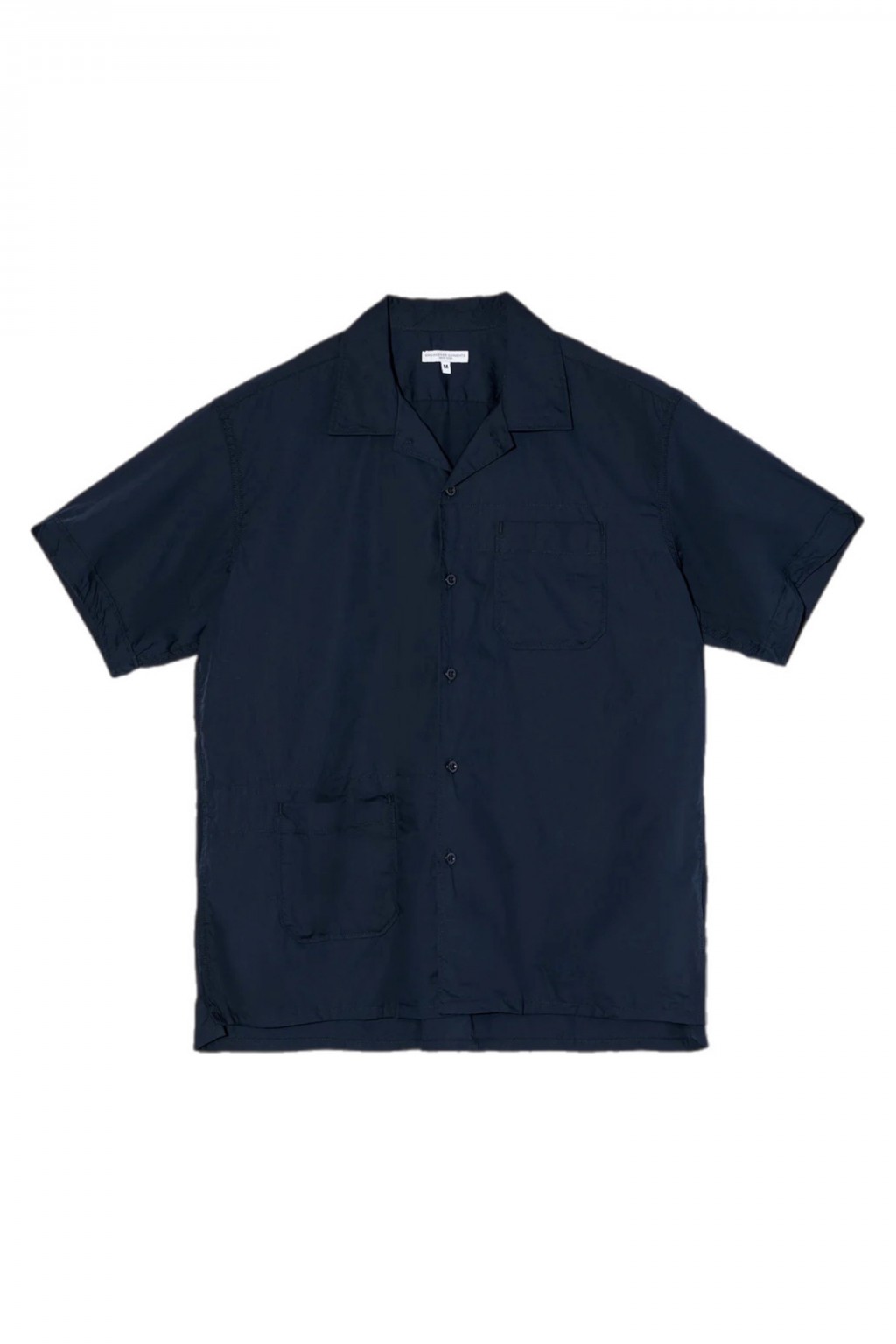 Engineered Garments Camp Shirt Dk Navy Cotton Broadcloth