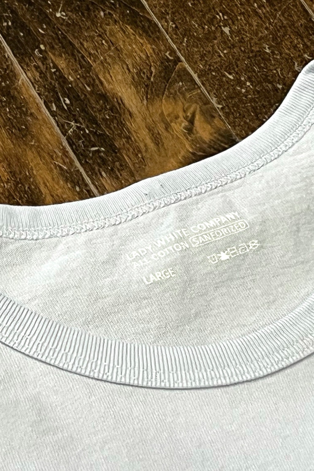 Lady White Co. Our T-Shirt Pale Blue