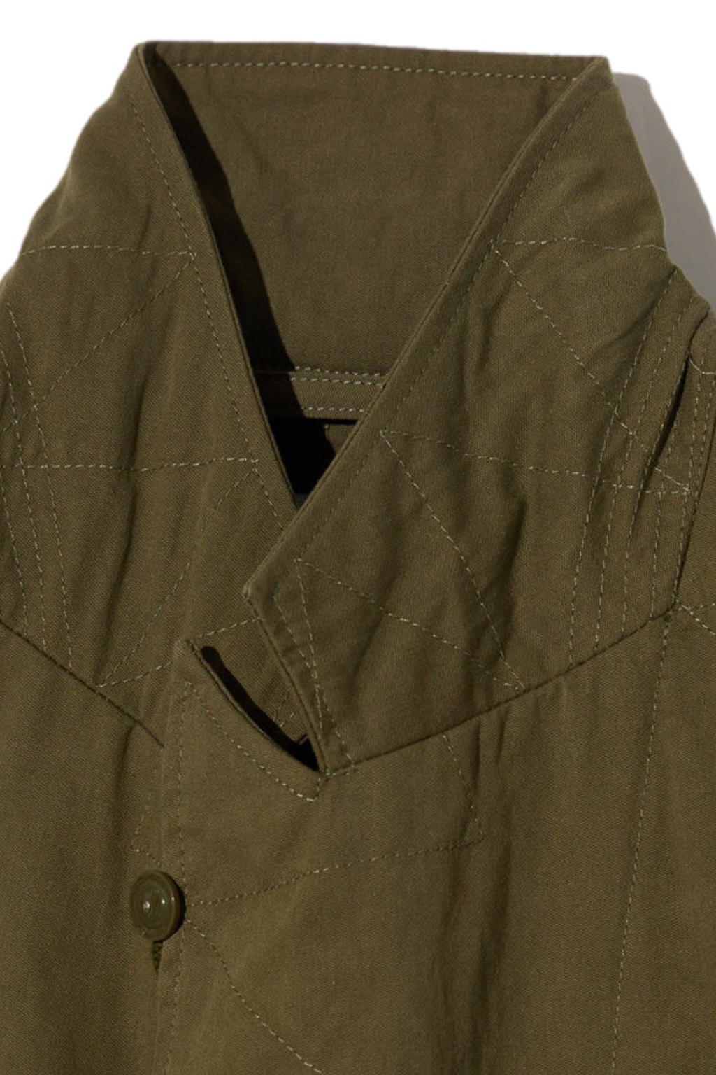Engineered Garments Bedford Jacket Olive Cotton Sanded Cloth