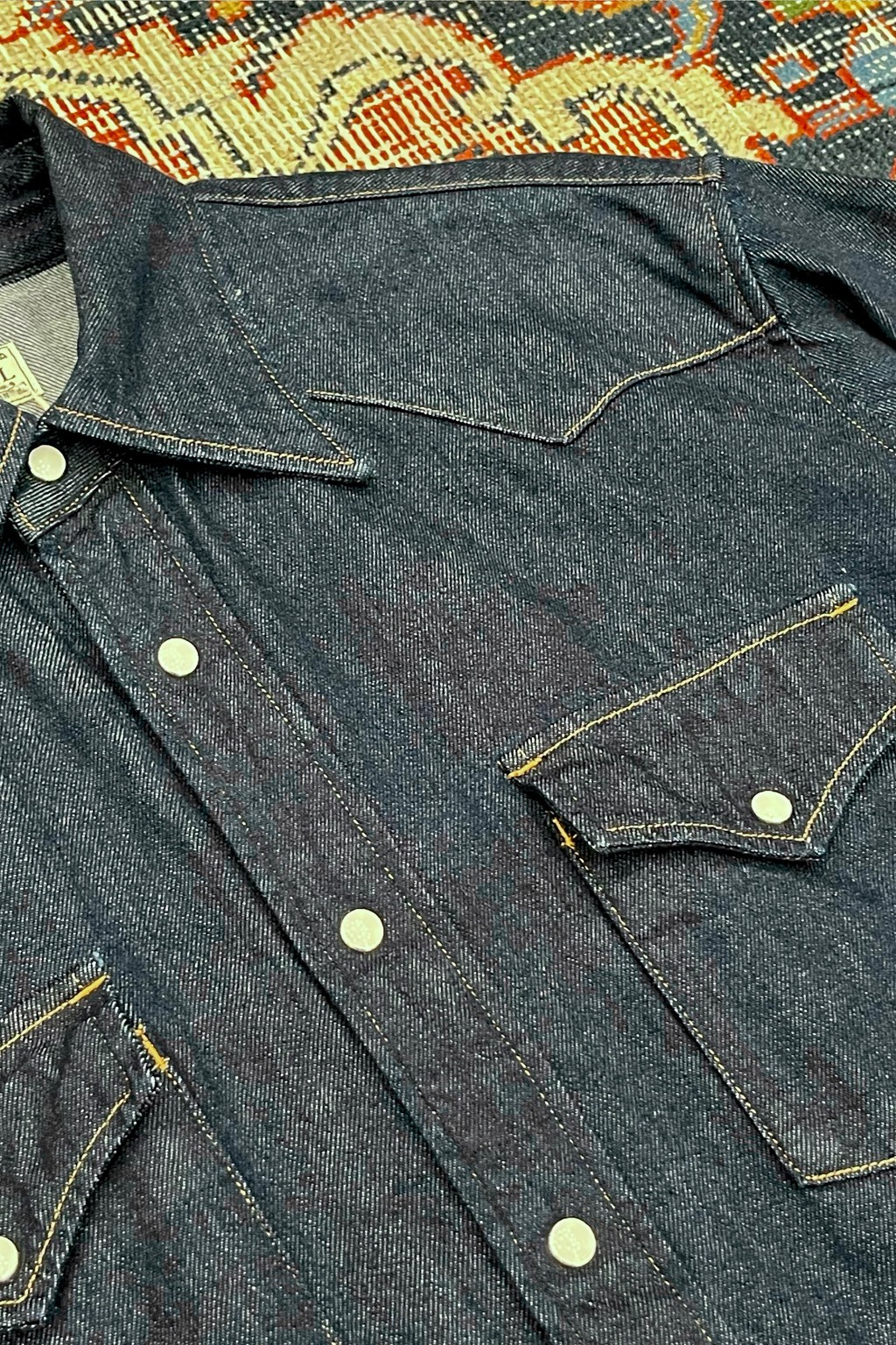 Kapital 8oz Denim HUSKY Western Shirt IDG