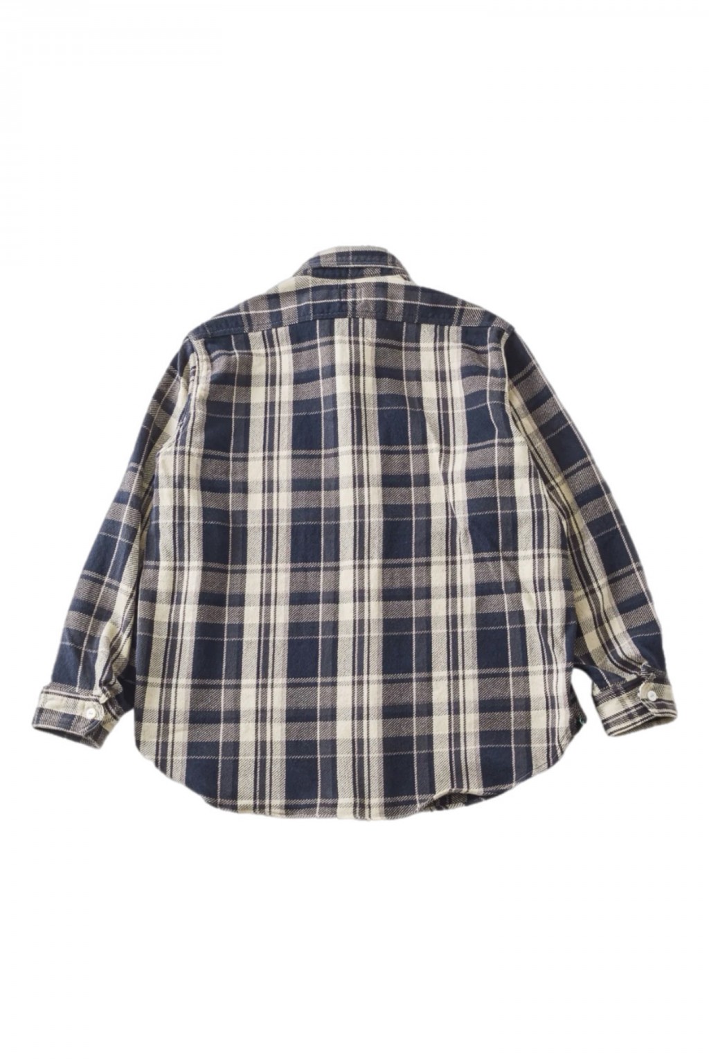 Post Overalls St. Louis Shirt Grey Flannel Plaid