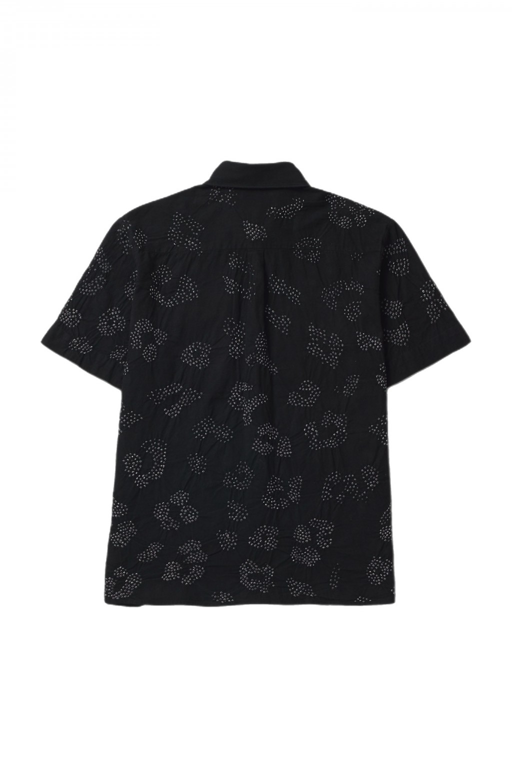 11.11 S/S Breeze Shirt Black Bandhani