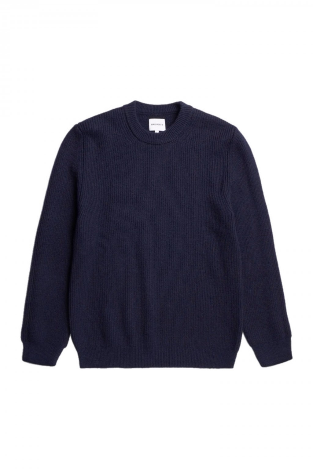 Norse Projects Henning Cotton-Wool Rib Sweater Dark Navy