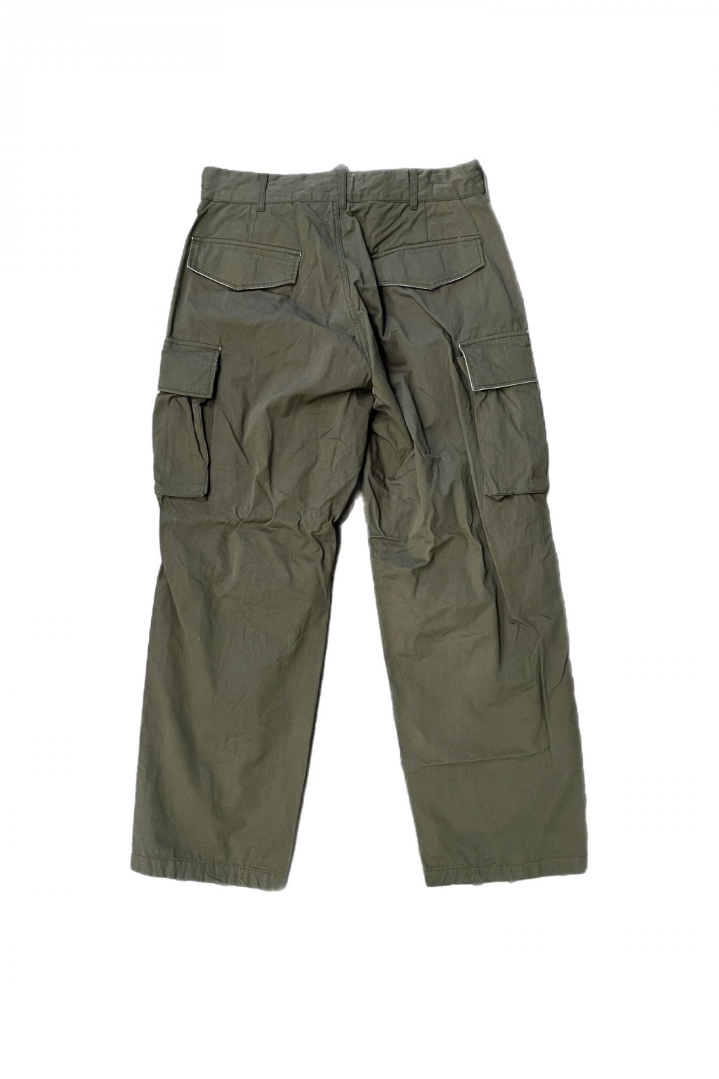 Engineered Garments FA Pant Olive Cotton Sanded Cloth